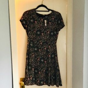 J Crew flower-print dress